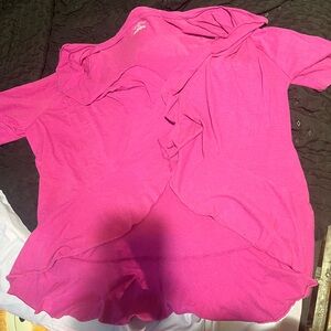 Bright pink cover up